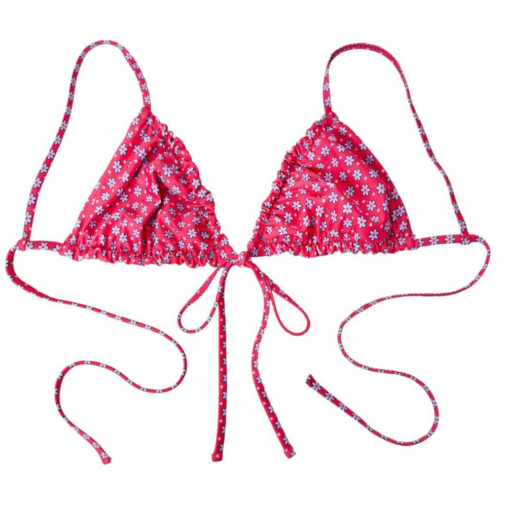 HEY HARPER IPANEMA STRING BIKINI TOP BEACH GIRL SAND SWIM VACATION RESORT POOL L